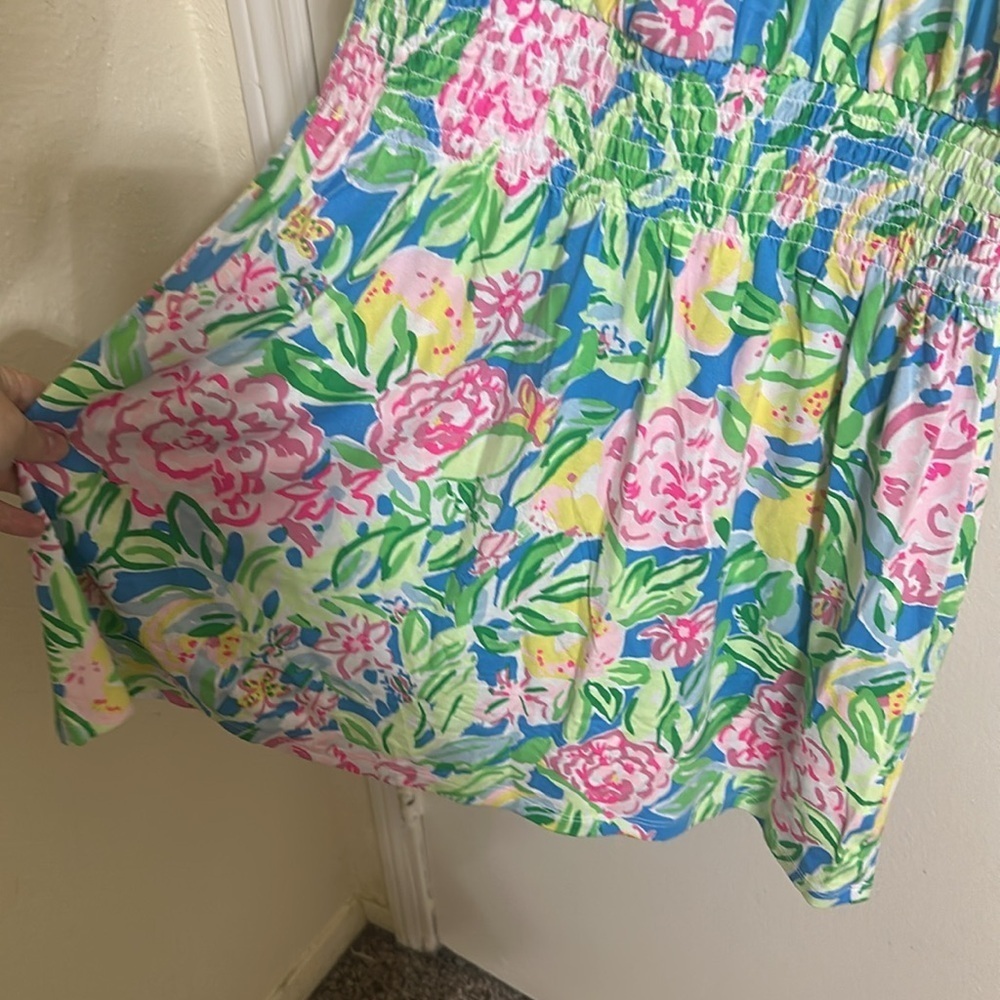 NWT Lilly Pulitzer Shirelle Skirted Romper Dress Multi Grove Garden Small - Picture 3 of 8